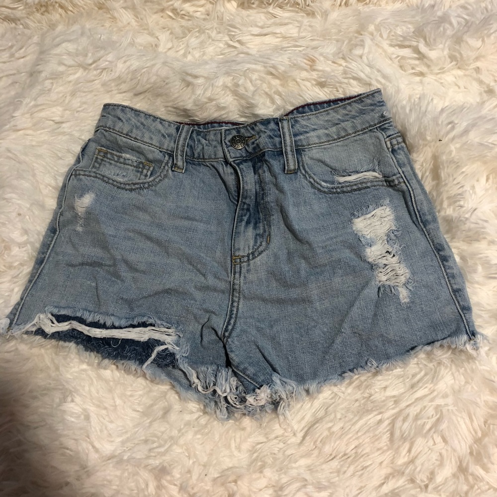 Cello Jean Shorts w/ Denim Patch